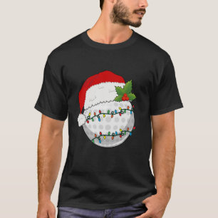 Golf-jultomten för Kvinnor Manar Golf Älskare T Shirt