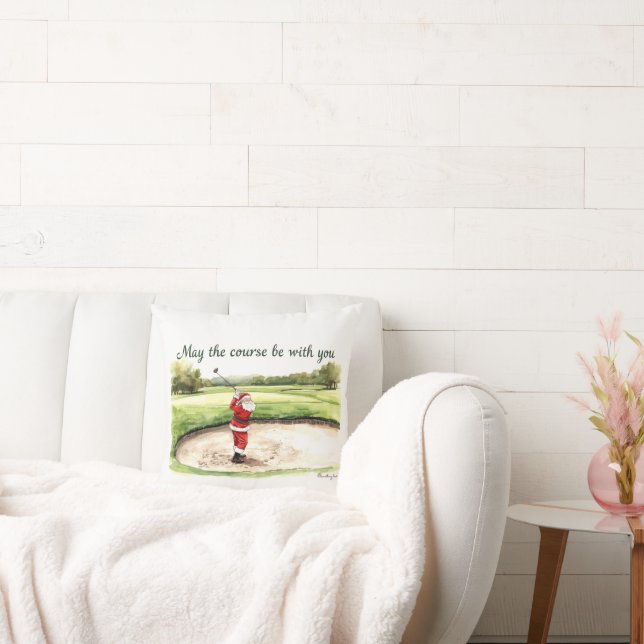 Golf-jultomten.. Kudde (Soffa)