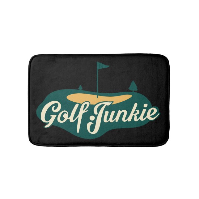 Golf Junkie Cute Coola Bathroom Badrumsmatta (Framsidan)