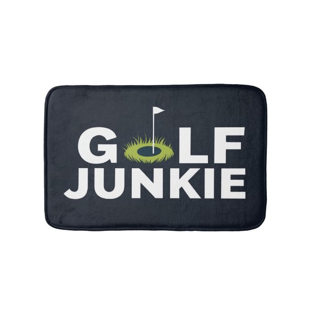 Golf Junkie Cute Coola Bathroom Badrumsmatta (Framsidan)