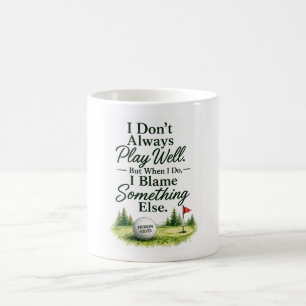 Golf Kaffemugg Golfare Humor Present Golfcitat