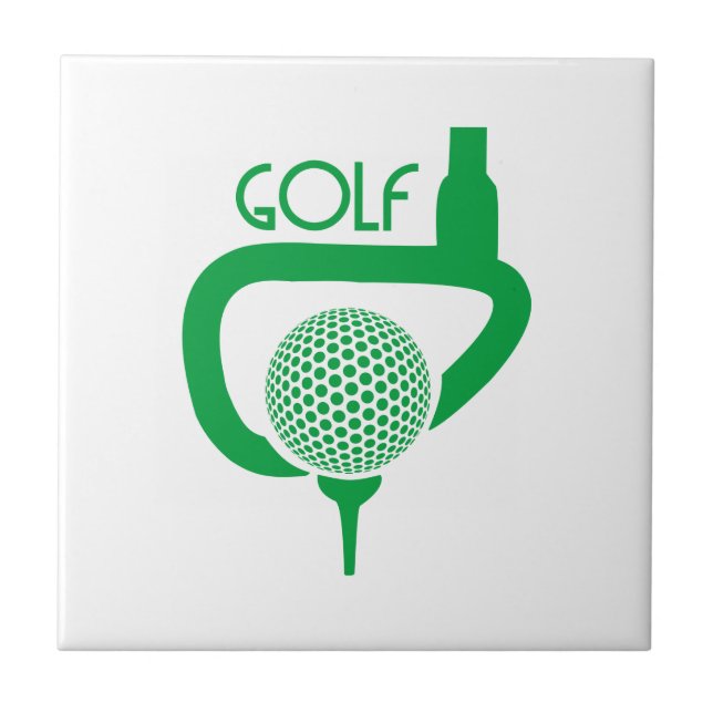 Golf Kakelplatta (Framsidan)