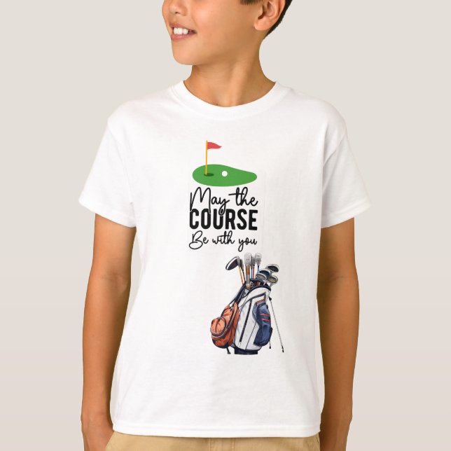 Golf kanske är med dig t shirt (Framsida)