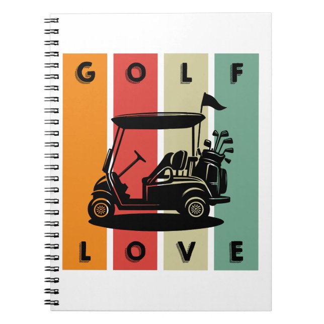 Golf-Kärlek Anteckningsbok (Framsidan)