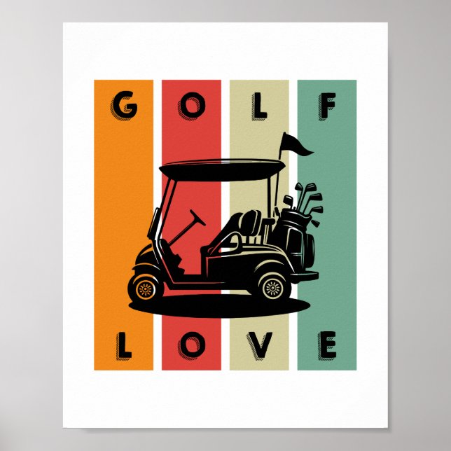 Golf-Kärlek Poster (Framsidan)