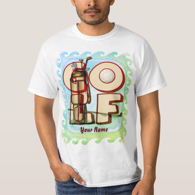 Golf Kärlek t-shirt (Framsida)