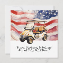 Golf kärra 4 juli självständighetsdag inbjudningar