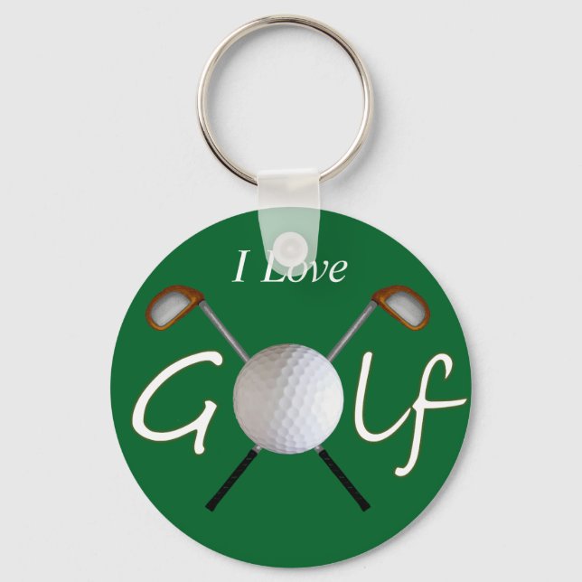 Golf Keychain (Anpassade) Nyckelring (Framsida)