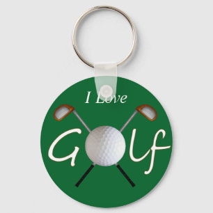 Golf Keychain (anpassadet) Nyckelring