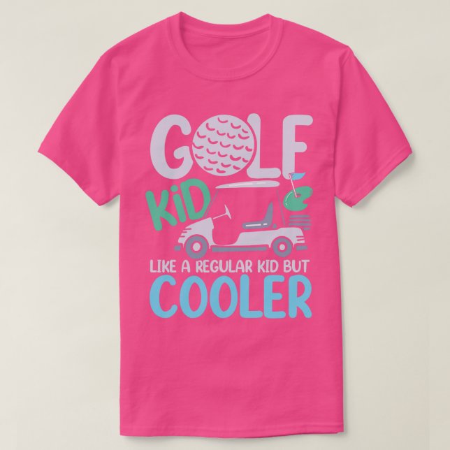 Golf Kid som en vanlig Kid men kylare T Shirt (Design framsida)