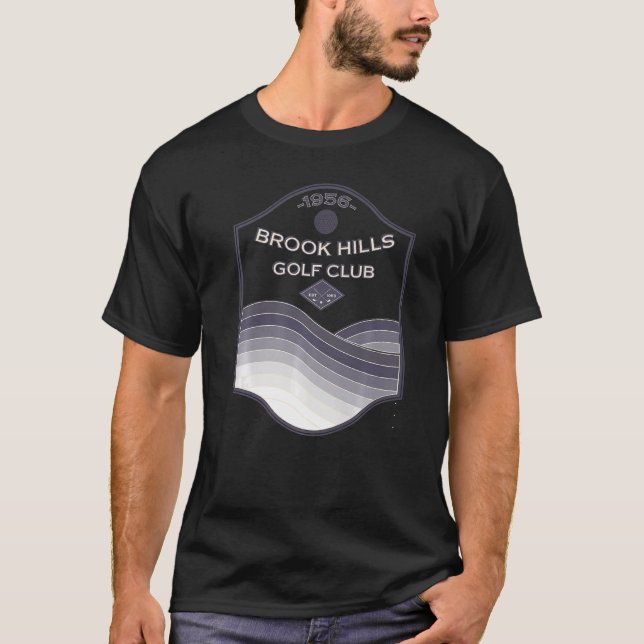 Golf Klubb 1956 Tournament Golfing Tees Manar T Shirt (Framsida)