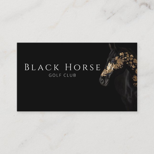 Golf Klubb Affärskort Visitkort (Framsida)