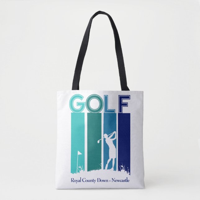 Golf Klubb Dam League Customized Tote Bag Tygkasse (Framsida)