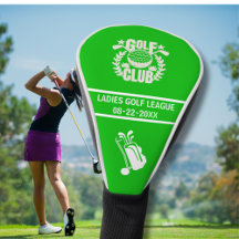 Golf Klubb Dam League Logotyp Personalize