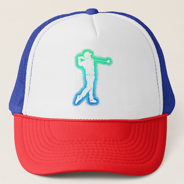 Golf Klubb Golfer Kids Boys Manar Golfing Keps (Framsida)