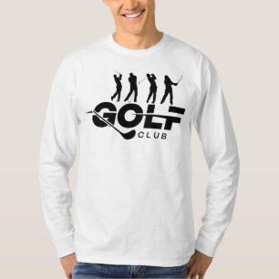 Golf Klubb Golfing Typography T Shirt
