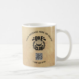 Golf Klubb League-Anpassningsbarnas Logotyp QR-kod Kaffemugg