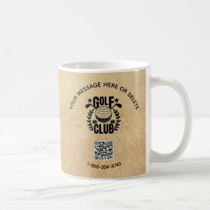 Golf Klubb League-Anpassningsbarnas Logotyp QR-kod Kaffemugg