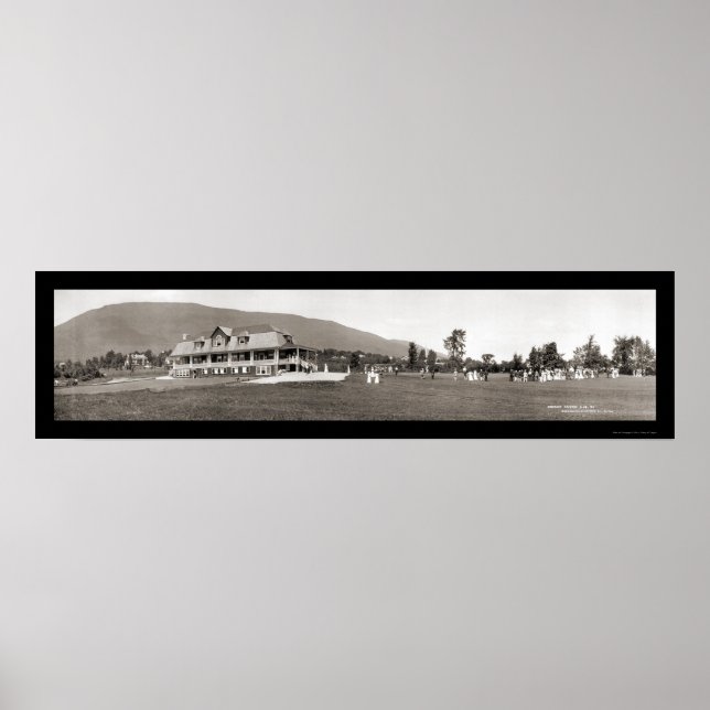 Golf Klubb Manchester Photo 1911 Poster (Framsidan)