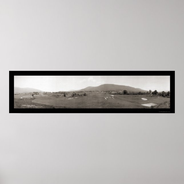 Golf Klubb Manchester Photo 1911 Poster (Framsidan)