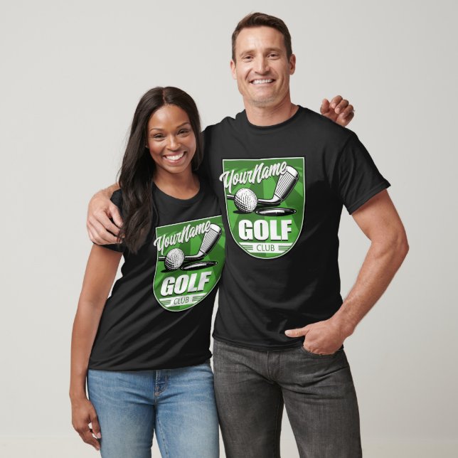 Golf Klubb NAMN Pro Golfer Player Personlig T Shirt (Unisex)