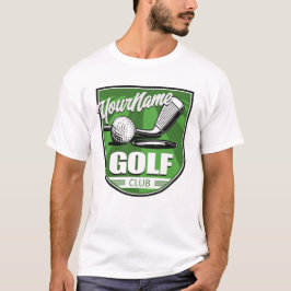 Golf Klubb NAMN Pro Golfer Player Personlig T Shirt