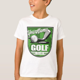 Golf Klubb NAMN Pro Golfer Player Personlig T Shirt