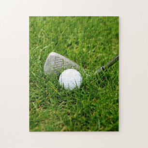 Golf Klubb och Golf Boll Pussel