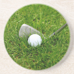 Golf Klubb och Golf Boll Underlägg