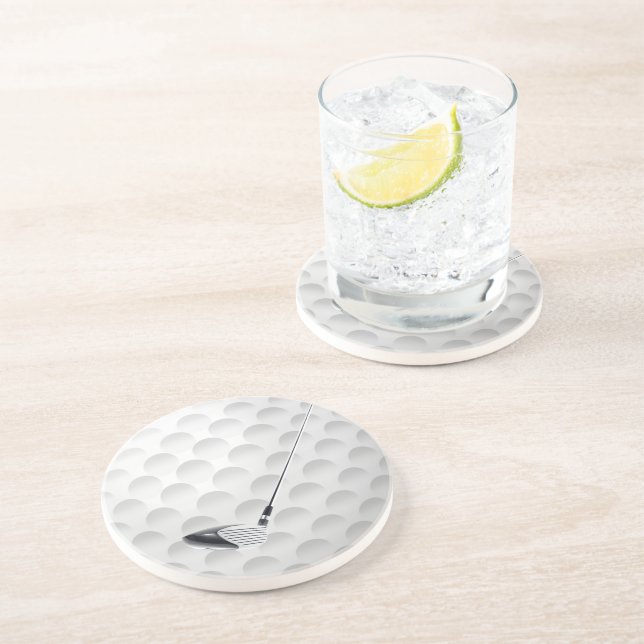 Golf Klubb på Golf Boll Underlägg (Sidan)