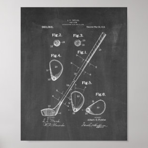 Golf-klubb-patent - kretskort poster