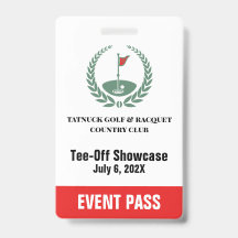 Golf Klubb Speciell Tournament Event Pass