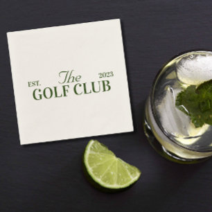 golf klubb temat party. Bachelor Party Pappersservett