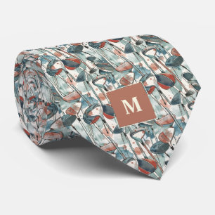 Golf Klubbs Watercolor Monogramme Slips