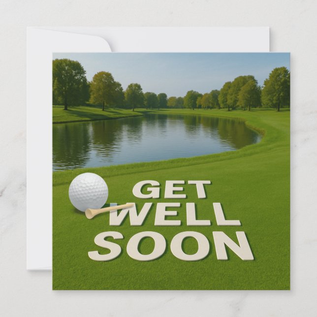 Golf kommer snart att få text nära bunker för golf (Framsida)