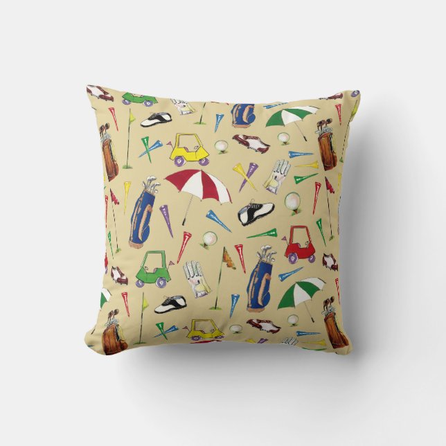 Golf kudder kudde (Framsida)