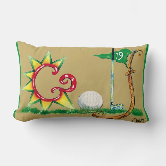 Golf kudder lumbarkudde (Framsida)