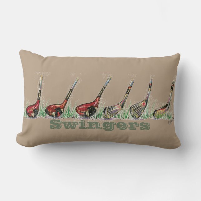 Golf kudder lumbarkudde (Framsida)