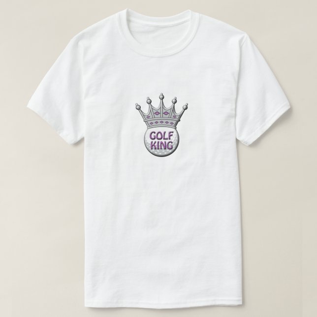 Golf Kung Fars dag Dadism Gift Tee (Design framsida)