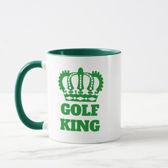 Golf Kung Mugg - Perfekt Golf Gift för Pappa (Vänster)