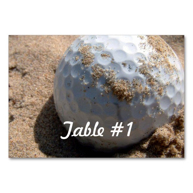 Golf-kursdesign Bordsnummer (Framsidan)