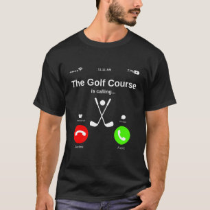 Golf-kursen kallar Meme Funny Golf Gift T Shirt