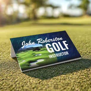 Golf Kurser Affärskort Visitkort