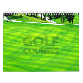 Golf Kurser Wall Calendar Kalender