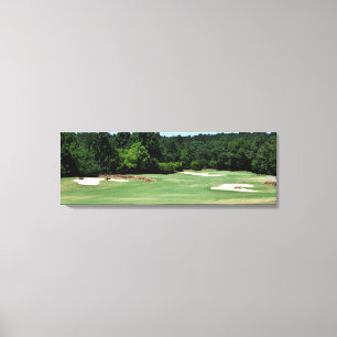 Golf-kurslandskap Canvastryck