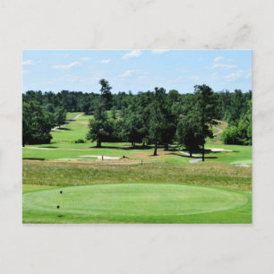 Golf-kurslandskap Vykort