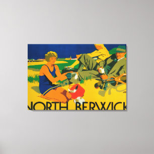 Golf Kusten Promotional Poster Canvastryck
