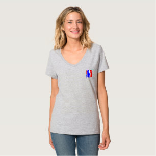 Golf Kvinnor V-ringning T Shirt
