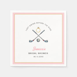 Golf "Last swing before ring"-Möhippan Pappersservett