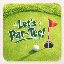 Golf Låt Oss Par-Tee Putting Green Fest Coaster
